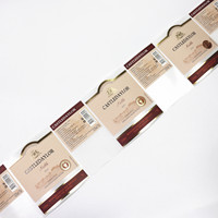 Étiquette personnalisée pour bouteille de vin rouge et de bière, en feuille d'or holographique gaufrée, autocollante, imperméable