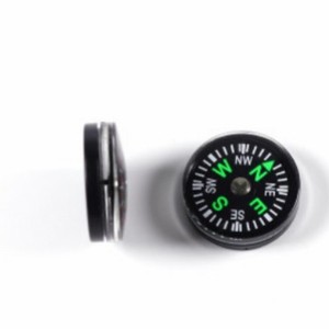 Portable 22mm Plastic <b>Compass</b> With Green Markings For Outdoor Camping And Mountaineering Handheld Navigation Tool - Product Image 1