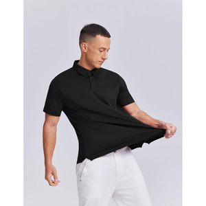 FOXA <b>Mens</b> Quick Dry Polo <b>Shirt</b> Short Sleeve Pique Golf <b>Shirt</b> For <b>Men</b> Casual Stylish <b>Collared</b> Top - Product Image 4
