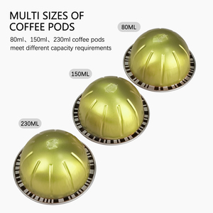 1SET Capsule de café réutilisable personnalisée 59MM joints en feuille d'aluminium dosettes réutilisables compatibles avec la machine Vertuo - Product Image 5