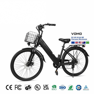จักรยานไฟฟ้า VOMO รุ่น Electric City Bike ขนาด 28 นิ้ว โครงอะลูมิเนียมอัลลอยด์ มอเตอร์ไร้แปรงถ่าน 250 วัตต์ ดุมล้อหลัง 7 สปีด หน้าจอ LCD สำหรับแบตเตอรี่ลิเธียมในตัว - Product Image 1