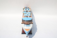 Modelo de Barco de Crucero de Resina y Madera, Estilo Náutico, Pintado a Mano, de Alta Calidad, Barato, Decoración para el Hogar, Estilo Europeo
