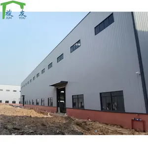 Oficina pré-fabricada de fábrica em grande escala com estrutura de aço leve para fazenda de frango de fácil instalação