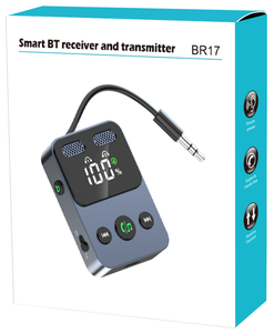 HG 2 em 1 Handsfree Sem Fio <span class=keywords><strong>bluetooth</strong></span> Áudio Mp3 <span class=keywords><strong>Player</strong></span> Adaptador Receptor <span class=keywords><strong>Bluetooth</strong></span> e Transmissor para carro - Product Image 2