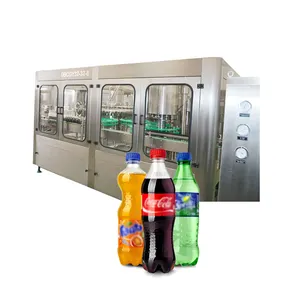 Pet bottle & glass bottle soda filling machine carbonated water filler