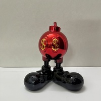 Modèle Chrome Dollar Mickey Love pour sculpture artistique, artisanat en résine, décoration intérieure, cadeau de mariage, meuble de salon
