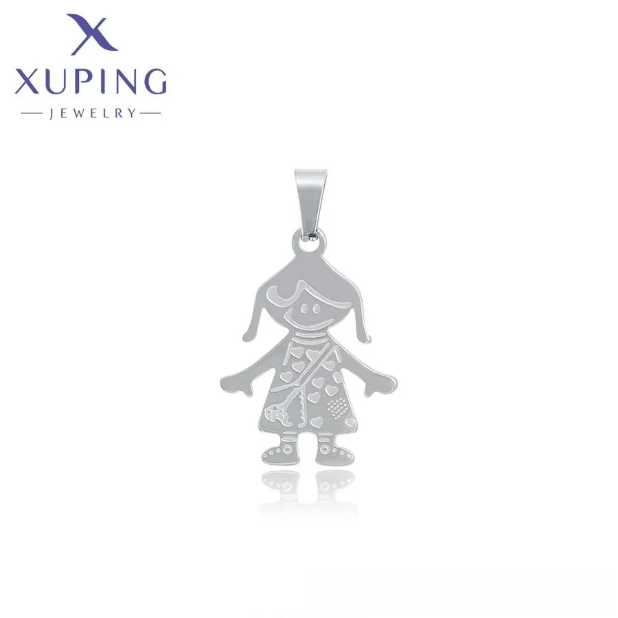 A00901754 gioielli xuping classico vendita calda figura ciondolo design placcato platino colore moda squisito ciondolo semplice neutro
