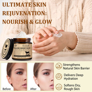 Baume fouetté hydratant bio au suif et au miel Elbbub pour une peau douce et lisse – Crème fouettée au suif purement naturelle pour le <span class=keywords><strong>visage</strong></span> - Product Image 6