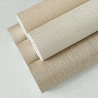 Papier peint vinyle design moderne, revêtement PVC imperméable et ignifuge, base en tissu croisé, revêtement mural en tissu tissé imitation herbe