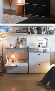 Middle Ancient Module Movable Drawer Door <strong>Black</strong> Bauhaus Solid Wood Sofa <strong>Side</strong> Rack Porch Storage Minimalist <strong>Cabinet</strong> - Product Image 6