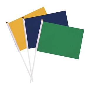 Drapeaux à agiter à la main durables et de qualité supérieure avec mât robuste, bannières personnalisées pour événements avec impression couleur de haute qualité - Product Image 1