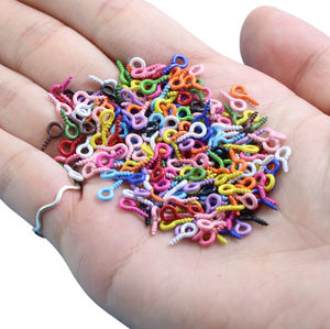 Personnalisé En Gros Offre Spéciale Coloré Peinture <span class=keywords><strong>Matériel</strong></span> Accessoires Petites Vis Yeux De Mouton Corne De Mouton Clous - Product Image 3