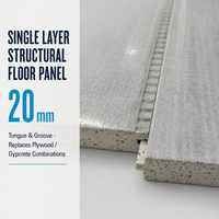 Panneaux de plancher structurels monocouche de 3/4 po d'épaisseur, 4' x 8' et 4' x 10', remplaçant le contreplaqué OSB et le gypse-ciment