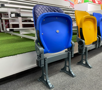 Sièges d'arène pliants fixes en plastique, sièges de stade de football, gradins de stade, sièges en polypropylène