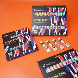 Đổi mới mới chinjoo nước hòa tan 12ml 24 màu sơn acrylic thiết lập với biểu tượng tùy chỉnh - Product Image 6