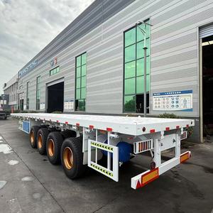 Factory Outlet New Tri-axle 40 Feet Flatbed Truck <strong>Trailer</strong> and <strong>Used</strong> 40ft Flat Bed Semi <strong>Trailer</strong> <strong>for</strong> <strong>Sale</strong> - Product Image 3