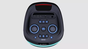 T OEM grande portátil LED intermitente doble 6,5 pulgadas venta al por mayor portátil LED Bluetooth al aire libre fiesta altavoz con luces <span class=keywords><strong>Flash</strong></span> - Product Image 5