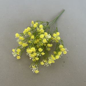 <b>Artificial</b> 5 Forks Gypsophila <b>Baby</b> <b>Breath</b> Bouquet Faux Soft Rubber Flower for Wedding Home Table Party Decoration - Product Image 3