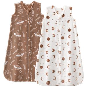 Saco de Dormir de Cachemira Grueso Personalizado para Niños Pequeños, Otoño Invierno, Edredón Integrado Anti-Patadas, Ropa de Casa, Absorbente de Humedad - Product Image 1