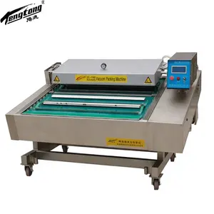 DZ1090 continuous band sealer bread water coffee meat series automatic belt vacuum packer