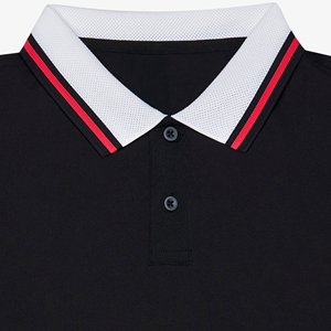 Camisetas de Golf Personalizadas al por Mayor con su Propio Diseño, Tejido Sólido, 85% Poliéster, 15% Elastano, de Secado Rápido para Hombre, Fabricante - Product Image 5