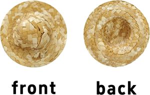 Nuevo Sombrero de Paja en Miniatura, Gorro de Punto Pequeño para Casa de Muñecas, Sombrero de Paja Miniatura para Muñecas, Decoraciones DIY de Vaquero Pequeño - Product Image 4