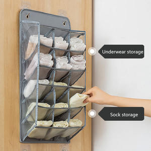 Sac de rangement suspendu pour armoire, pour sous-vêtements, culottes, chaussettes, organiseur de placard, organiseur de vêtements, cravates, foulards, chaussettes - Product Image 1