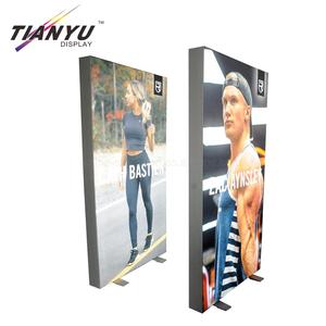 Frameless Indoor Outdoor Billboard Custom Textile Advertising Led light box Display