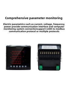 Tx-9S4E đa chức năng điều khiển từ xa Power <span class=keywords><strong>Meter</strong></span> ba giai đoạn hiện tại điện áp đo tần số mét - Product Image 2