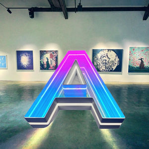 MACCANカスタム3D LED無限鏡文字アクリルネオンサインリモコン付き、ビジネスロゴ、店舗、アート、虹色千層用 - Product Image 3