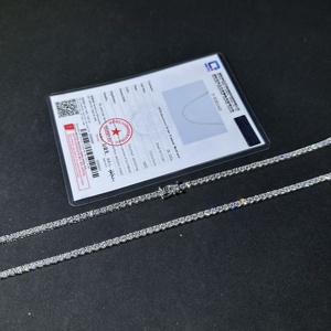 Collier Chaîne Tennis Classique Unisexe Hip Hop Iced Out avec Diamants de Laboratoire 4MM - Product Image 5