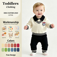 Nouvelle Collection 2026 : Ensemble 2 Pièces Tricoté pour Bébés Garçons – Sweat-shirt à Manches Longues et Pantalon Décontracté – Tenue de Sport pour Enfants