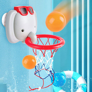 Juguetes de baño para bebés, aro de baloncesto de elefante, 3 en 1 juguetes de baño, juego de <span class=keywords><strong>bañera</strong></span> para bebés - Product Image 1
