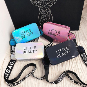 Damenmode Laser PVC Transparente Cross body Messenger Sling Brusttasche Neues Design Umhängetaschen - Product Image 5