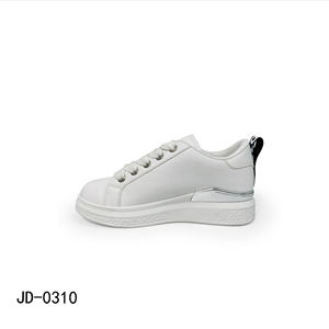 Zapatos planos para caminar, <span class=keywords><strong>zapatillas</strong></span> <span class=keywords><strong>de</strong></span> <span class=keywords><strong>deporte</strong></span> con cordones <span class=keywords><strong>de</strong></span> moda superior <span class=keywords><strong>de</strong></span> PU, comodidad suave, decoración con cremallera, zapatos informales para mujer - Product Image 4