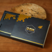 Boîtes en carton rigide de luxe personnalisées 2026 avec logo pour Rhino 69 VIP Honey, revêtement UV, gaufrage, emballages de café et de chocolat, vente en gros