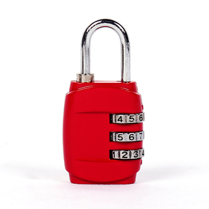 3-stelliges Zahlencode-Vorhängeschloss Sicherheits-Reiseschloss Gepäckschloss Fitness-Kombinationsschloss Werbegeschenke Reißverschluss-Geschenkschloss - Product Image 4