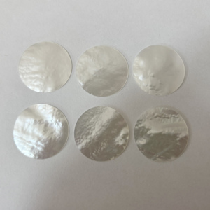 Quadrante in Madreperla Naturale Personalizzabile di Grado A, 25*0,3mm, Accessorio per Orologi - Product Image 5