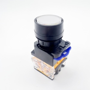 Đường Kính LAY50-22B-11 22mm phẳng tạm thời tự đặt lại màu đỏ xanh xanh trắng đen nút nhấn vàng - Product Image 6