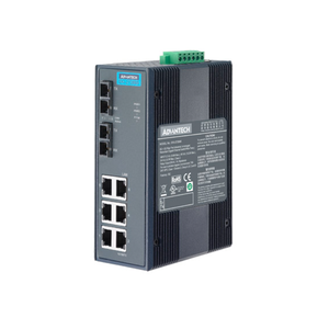 Switch Ethernet non gestito Advantech EKI 2728M 10/100/1000 Mbps Fast Ethernet con porta in fibra ottica multimodale 6G+2G SC - Product Image 2