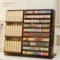 Offre Spéciale LADAI – Kit Complet de Vernis à Ongles Gel UV de Luxe Écologique et Non Toxique, 120 Couleurs, avec Nuancier et Présentoir pour Salon de Manucure