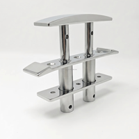 Nouveautés : Étriers de bateau escamotables de luxe de 10 pouces en acier inoxydable 316L, poli miroir, pour matériel marin