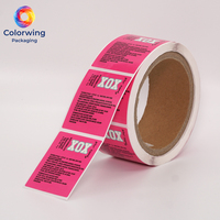 Etiqueta Adhesiva Personalizada, Resistente al Agua, con Diseño de Sandía, para Bálsamo Labial, en Rollo, con Logotipo Privado, para Envases de Tubo de 5g y Cuidado de la Piel