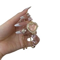 Chaîne de montre au design unique, bracelet ajustable, luxe léger, sensation haut de gamme et tendance, accessoire fait main