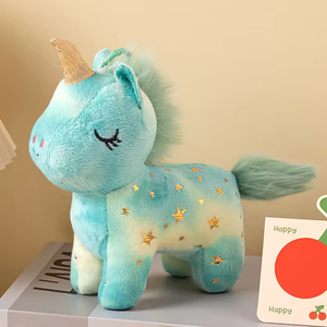 Porte-clés licorne en peluche JM, petit cheval, breloque pour sac d'école, poupée mignonne, décoration suspendue, cadeau - Product Image 5