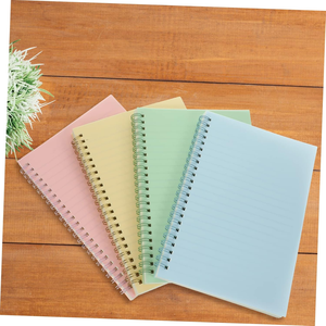 Vintage Colors <strong>Spiral</strong> <strong>Notebooks</strong> Sturdy Leather Portable Coil Notepad for Students' Daily Planning Writing Journals Thick Paper - Product Image 5