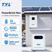 Batterie solaire au gel durable et robuste à décharge profonde pour usage résidentiel, sûre, vente en gros, batterie au lithium 51.2V 100Ah 10Kw