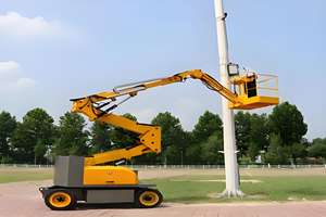 CE diesel Boom Lift hidráulico telescópico/<span class=keywords><strong>plataforma</strong></span> de elevación <span class=keywords><strong>articulada</strong></span> brazo voladizo nudillo móvil 4 ruedas motrices para nueva granja - Product Image 6