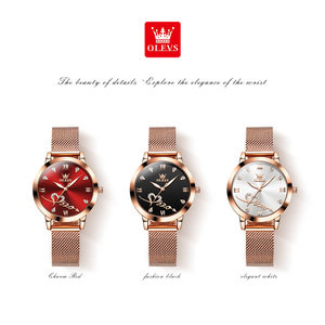 <span class=keywords><strong>Montres</strong></span> à quartz pour femmes OLEVS 5530 OEM, design classique de luxe, étanches, avec logo personnalisé, tendance et populaires. - Product Image 5