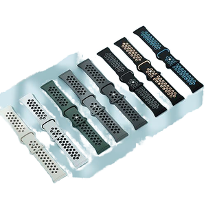 Bracelet de remplacement en TPU pour <span class=keywords><strong>Xiaomi</strong></span> Mi Band 9/<span class=keywords><strong>8</strong></span> Design à trou rond bicolore compatible avec les bracelets de montre <span class=keywords><strong>Xiaomi</strong></span> <span class=keywords><strong>Smartband</strong></span> 9 - Product Image 4